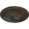 Ekena Millwork Alexa Ceiling Medallion (Fits Canopies up to 3"), Hand-Painted Bronze Blue Patina, 15"OD x 1 3/4"P CM14AXBBS - alternate 4